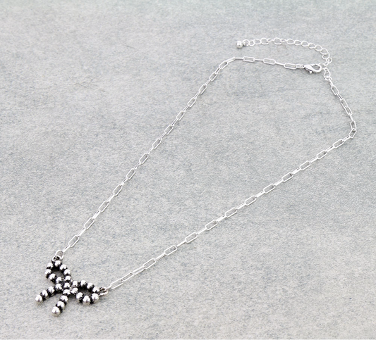 Western Bubble Bow Necklace