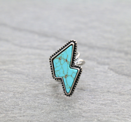 Western Lightning Cuff Ring